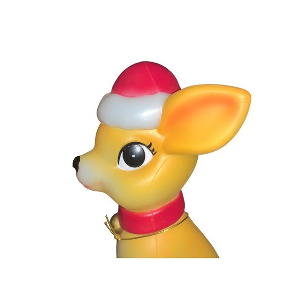 Holiday Time Reindeer Blow Mold Table Top Eleven Inch - Picture 8 of 15